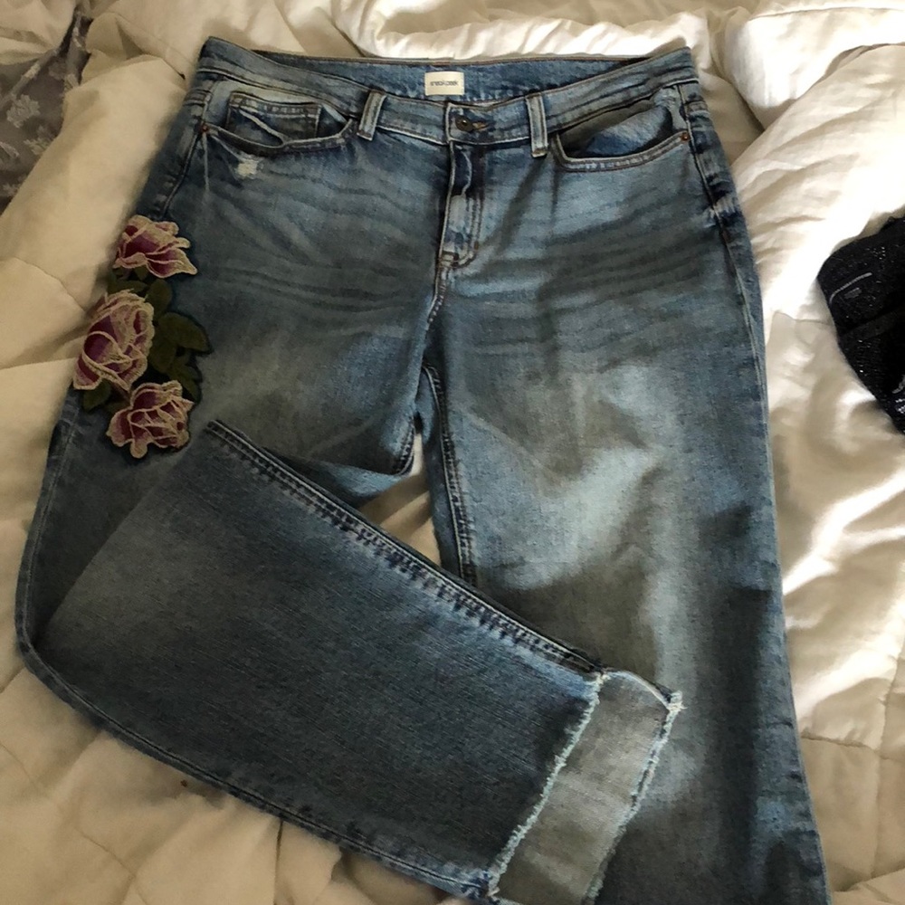 Embroidered boutique jeans